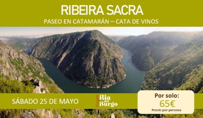 RIBEIRA SACRA | Paseo en catamarán - Cata de vinos